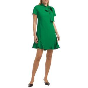 CECE Petite A-line Mini Dress With Bow